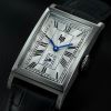 Montre Lip Churchill T18 Cadran Argent Bracelet Cuir Noir