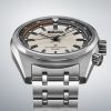 Montre Seiko Automatique Speedtimer SPB513JJ1 Cadran Blanc Bracelet Acier