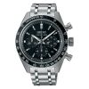 Montre Seiko Prospex Chrono Speedtimer SRQ055J1 Cadran Noir Bracelet Acier