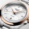 Montre Longines Conquest 30mm Automatique Cadran Nacre blanche Bracelet Acier