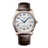 Montre Longines Master Collection 40mm Automatique Cadran Argenté "grain d'orge" Bracelet Alligator