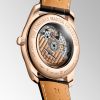 Montre Longines Master Collection 40mm Automatique Cadran Argenté "grain d'orge" Bracelet Alligator