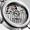 Montre Longines Primaluna Moonphase 34mm Automatique Cadran Nacre blanche Bracelet Alligator
