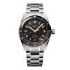 Montre Longines Spirit Zulu Time 39mm Automatique Cadran Noir mat Bracelet Acier