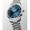 Montre Conquest Heritage 40mm Automatique Cadran Bleu laqué poli Bracelet Acier