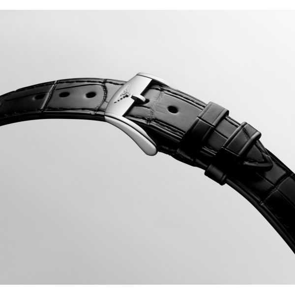 Montre Conquest Heritage 40mm Automatique Cadran Vert laqué poli Bracelet Alligator