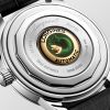 Montre Conquest Heritage 38mm Automatique Cadran Bleu laqué poli Bracelet Alligator