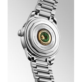 Montre Longines Conquest Heritage 38mm Automatique Cadran Argenté Bracelet Acier