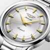 Montre Longines Conquest Heritage 38mm Automatique Cadran Argenté Bracelet Acier