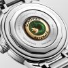 Montre Longines Conquest Heritage 38mm Automatique Cadran Vert laqué poli Bracelet Acier