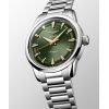 Montre Longines Conquest Heritage 38mm Automatique Cadran Vert laqué poli Bracelet Acier