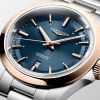 Montre Longines Conquest 30mm Automatique Cadran Bleu soleillé Bracelet Acier