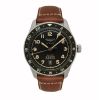 Montre Occasion Longines Spirit Zulu Time Automatique 42mm cadran Anthracite bracelet cuir