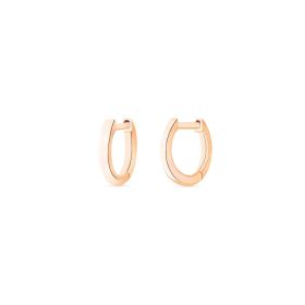 Boucle d'Oreille Ginette NY Mini Simple Hoops Or Rose