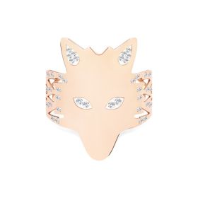 Bague Ginette NY Wolf Diamants Or Rose