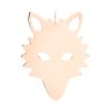 Pendentif Ginette NY Jumbo Wolf Charm Or Rose