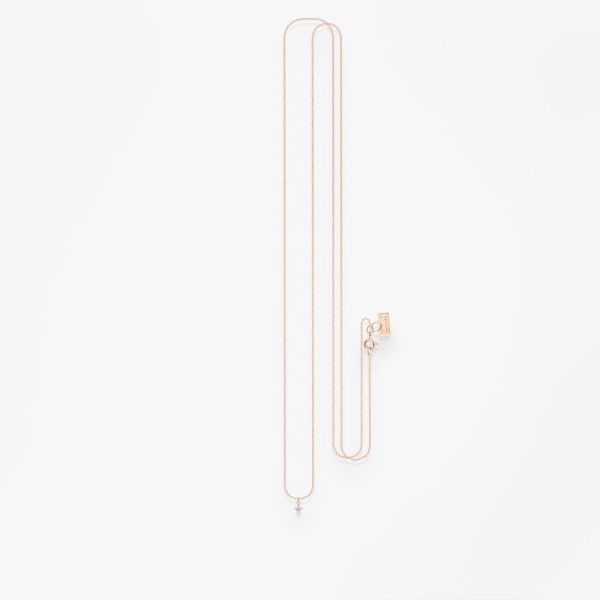 Sautoir Vanrycke Paris Stardust Or rose 18k et diamant