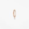 Créole Vanrycke Paris Stardust Or rose 18k et diamant taille M