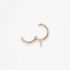 Créole Vanrycke Paris Stardust Or rose 18k et diamant taille M