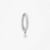 Créole Vanrycke Paris Stardust Or blanc 18k et diamant taille S