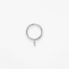 Créole Vanrycke Paris Stardust Or blanc 18k et diamant taille M