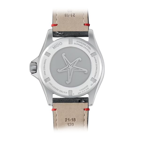 Montre Mido Ocean Star Decompression WorldTimer Noir Rouge