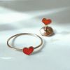 Bague Vanrycke Emoji Cœur Or Rose 18k