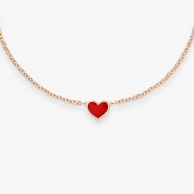Bracelet Vanrycke Emoji Cœur Or Rose 18k