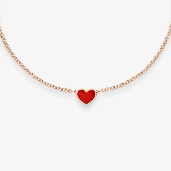 Bracelet Vanrycke Emoji Cœur Or Rose 18k