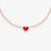 Bracelet Vanrycke Emoji Cœur Or Rose 18k