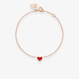 Bracelet Vanrycke Emoji Cœur Or Rose 18k