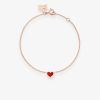 Bracelet Vanrycke Emoji Cœur Or Rose 18k