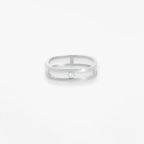 Bague Vanrycke Paris Charlie Or blanc 18k diamant