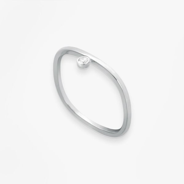 Bague Vanrycke Paris Charlie Or blanc 18k diamant