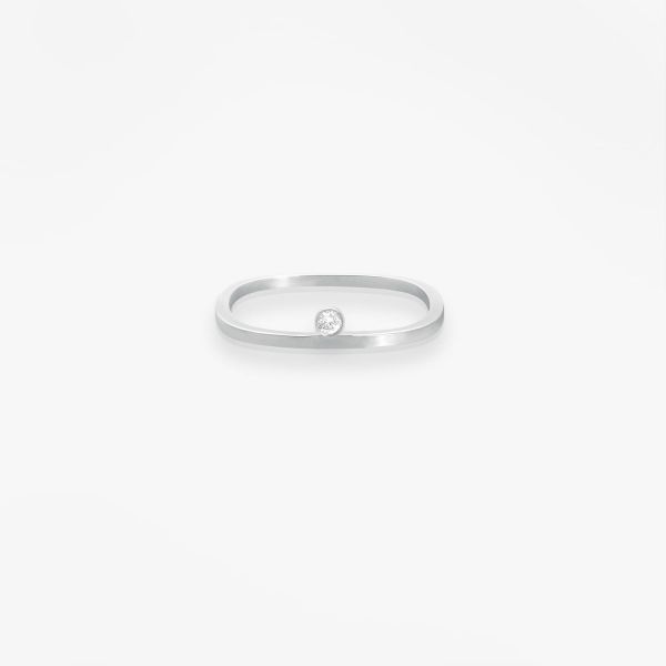 Bague Vanrycke Paris Charlie Or blanc 18k diamant