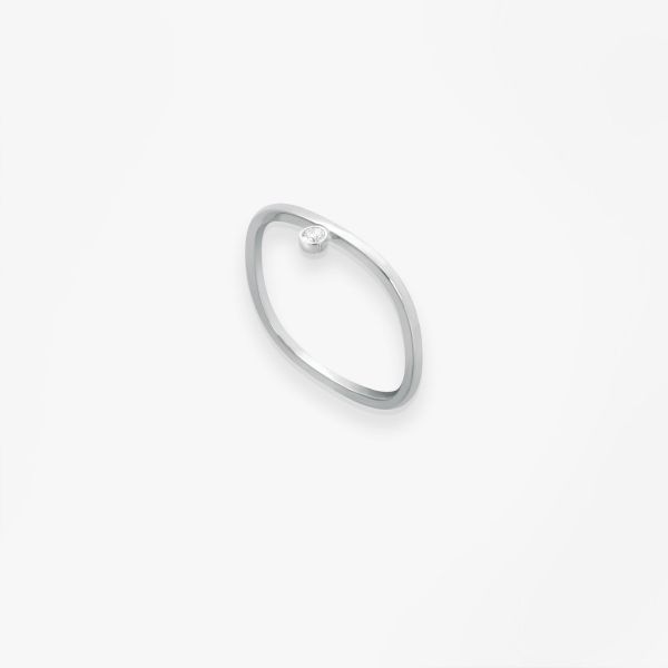 Bague Vanrycke Paris Charlie Or blanc 18k diamant