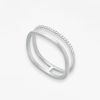 Bague Vanrycke Paris Charlie Or blanc 18k diamants