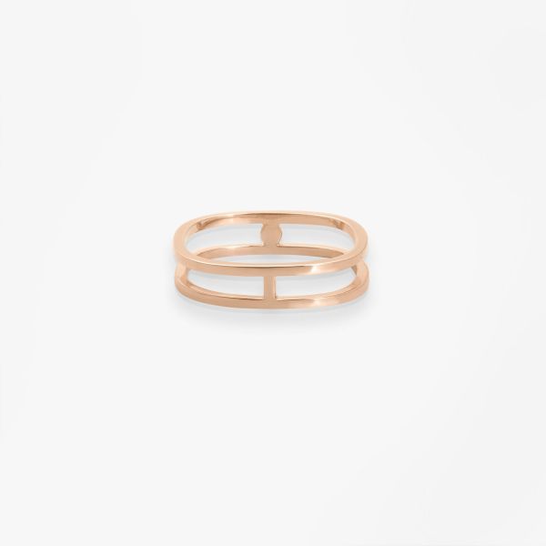 Bague Vanrycke Paris Charlie Or rose 18k diamant