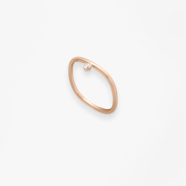 Bague Vanrycke Paris Charlie Or rose 18k diamant