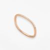 Bague Vanrycke Paris Charlie Or rose 18k diamants