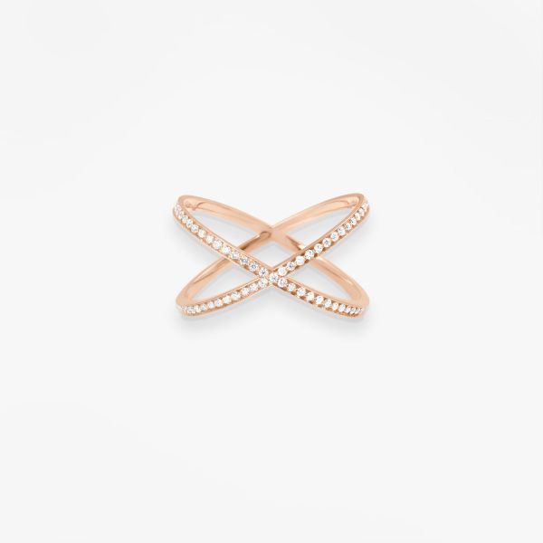 Bague Vanrycke Paris Coachella Or rose 18k diamants