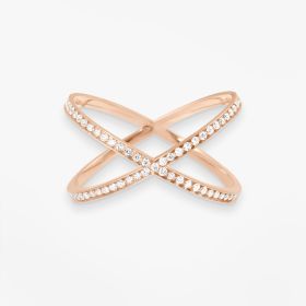 Bague Vanrycke Paris Coachella Or rose 18k diamants