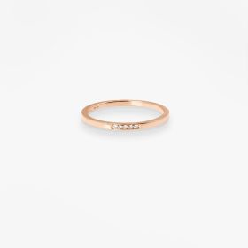 Bague Vanrycke Paris Medellin Or rose 18k diamants