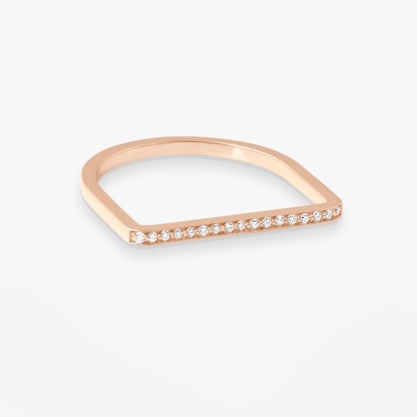 Bague Vanrycke Paris Medellin Or rose 18k diamants