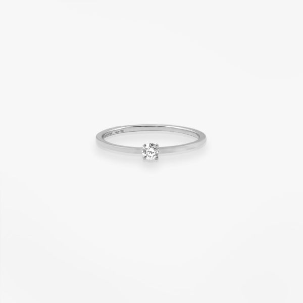 Bague Vanrycke Paris Valentine Or blanc 18k diamant