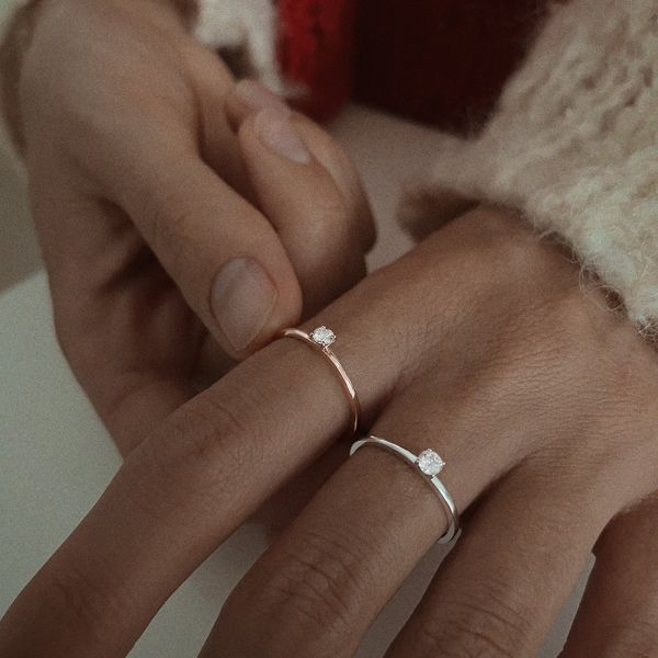 Bague Vanrycke Paris Valentine Or blanc 18k diamant