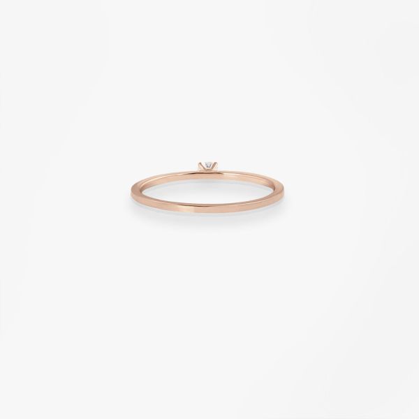 Bague Vanrycke Paris Valentine Or rose 18k diamant