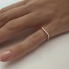 Chevalière Bonnie and Clyde Or rose 18k