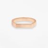 Chevalière Bonnie and Clyde Or rose 18k