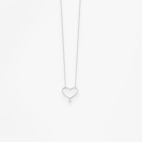 Collier Vanrycke Paris Angie Or blanc 18k diamant